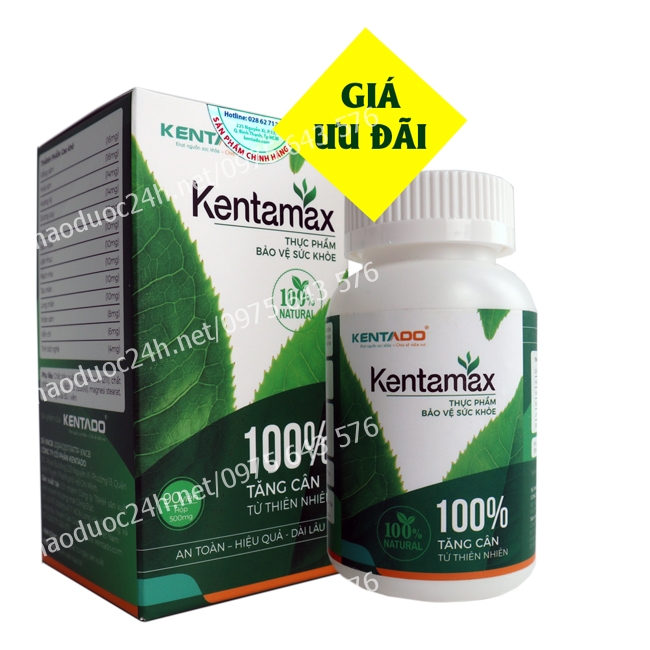 Kentamax - Hỗ trợ tăng cân hiệu quả
